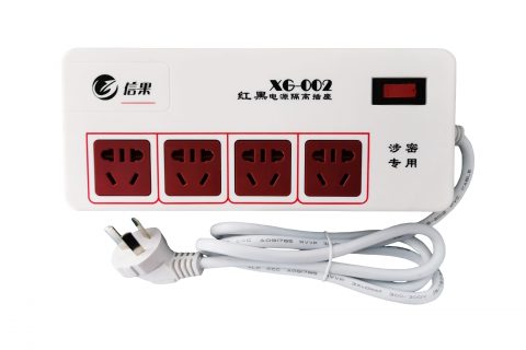 信果红黑电源隔离插座XG-002型