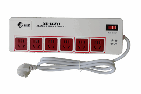 信果红黑电源隔离插座（基本型）XG-002VI型
